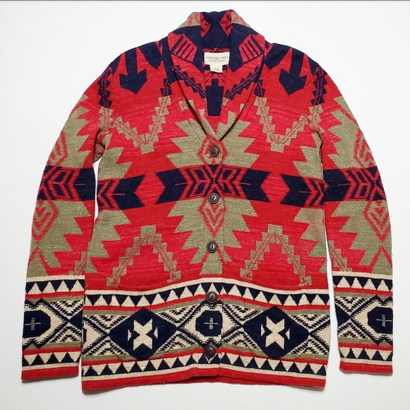 ralph lauren western cardigan